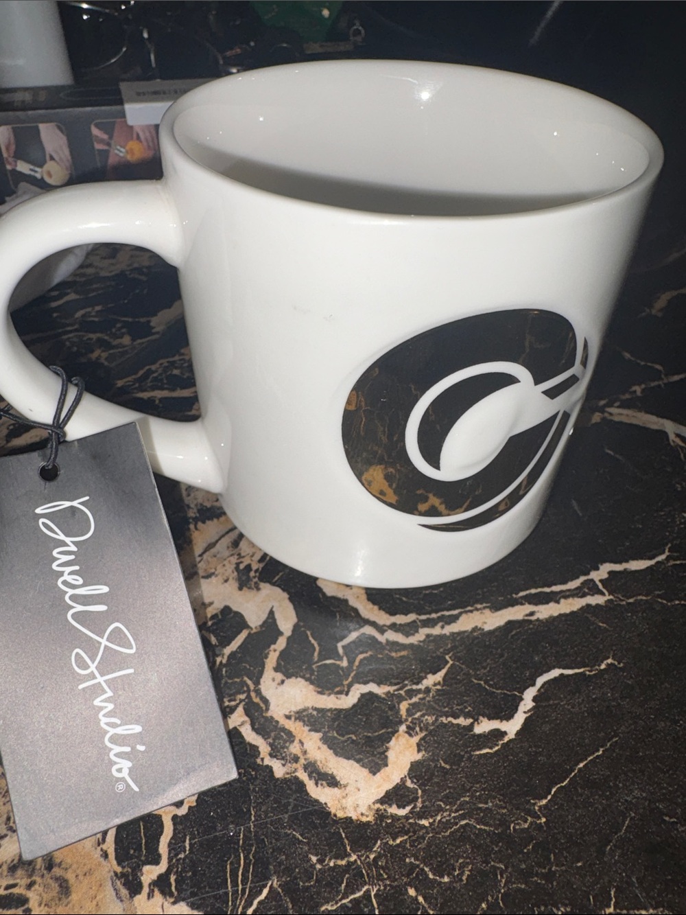 White Ceramic Logo Coffee Mug